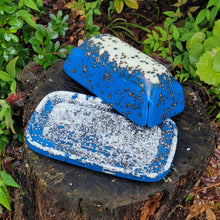 Load image into Gallery Viewer, &quot;Deep Blue&quot; Glass Butter Dish