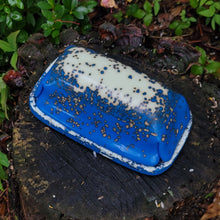 Load image into Gallery Viewer, &quot;Deep Blue&quot; Glass Butter Dish